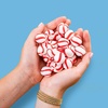 image:imageBrachs Bobs Sweet Stripes Soft Peppermint Candy 160 IndividuallyWrapped Pieces 28 Ounce JarPeppermint