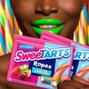 image:imageSweeTARTS Soft amp Chewy Ropes Candy Tangy Strawberry Flavor 9 Ounce PouchTwisted Rainbow Punch