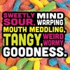 image:imageTrolli Peachie Os Rings Sour Gummy Candy 63 Ounce Bags Pack of 8CherryLemon  StrawberryGrape  OrangeLime Pack of 180