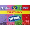image:imageNERDS Candy Dual Variety Pack Grape amp Strawberry Watermelon amp Cherry Crunchy Fruity Chews 99 oz Pack of 6165 Ounce Pack of 72