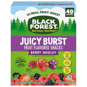 image:imageBlack Forest Juicy Burst Fruit Flavored Snacks Mixed Fruit Flavors 08 oz 70 countWild Berry
