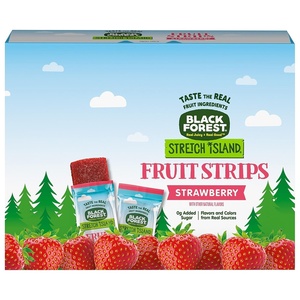 image:imageBlack Forest Stretch Island Fruit Strips Raspberry 05ounce Strips Pack of 30Strawberry