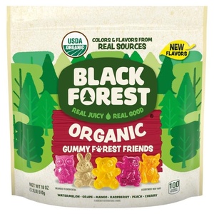 image:imageBlack Forest USDA Organic Gummy Bears  65 Pouches  08Oz Each11 LB