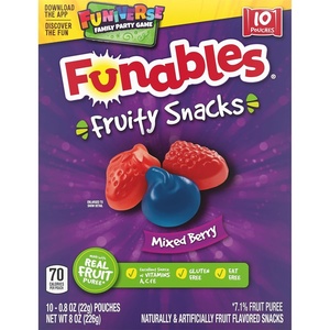 image:imageFunables Fruity Snacks Mixed Berry Flavored Snacks 32 oz 40 ct10 Count