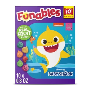 image:imageFunables Fruity Snacks Super Mario Assorted Fruit Flavored Snacks 08 oz 10 ctBaby Shark