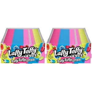image:imageLaffy Taffy Candy Assorted Fruit Flavors Individually Wrapped Mini Bars 6 Ounce BagChewy Bites