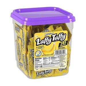 image:imageLaffy Taffy Candy Banana Flavor Individually Wrapped Candy 145 PiecesBanana