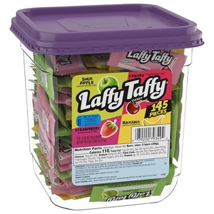 image:imageLaffy Taffy Candy Banana Flavor Individually Wrapped Candy 145 PiecesMixedFruit