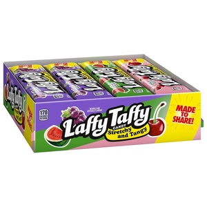 image:imageLaffy Taffy Candy Stretchy amp Tangy Banana Flavor 15 Ounce Bars Pack of 24Assorted