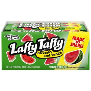 image:imageLaffy Taffy Candy Stretchy amp Tangy Banana Flavor 15 Ounce Bars Pack of 24Watermelon