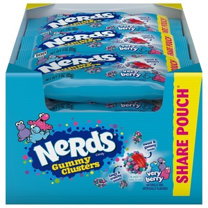 image:imageNERDS Gummy Clusters Candy Very Berry Crunchy and Gummy 185 ozVery Berry