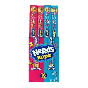 image:imageNERDS Rope Candy Variety Box Rainbow amp Very Berry 092oz 16 ctAssorted