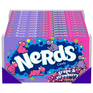 image:imageNerds Candy Grape amp Strawberry Flavor 5 Ounce Movie Theater Candy Boxes Pack of 125 Ounce Pack of 12