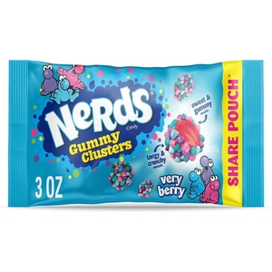 image:imageNerds Gummy Clusters Candy Very Berry Crunchy and Gummy 3 Ounce3 Ounce Pack of 5