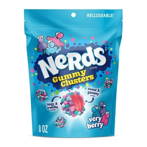 image:imageNerds Gummy Clusters Candy Very Berry Crunchy and Gummy 8 OunceBerry