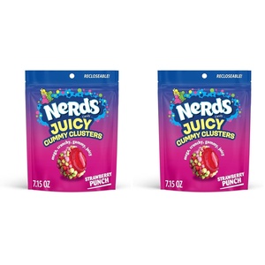image:imageNerds Gummy Clusters Candy Very Berry Crunchy and Gummy 8 OunceStrawberry Punch