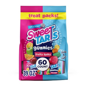 image:imageSweeTARTS Gummies Fruity Splitz Candy Sweet and Tart 39 oz 60 ct