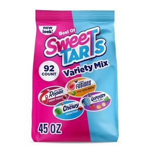 image:imageSweeTARTS Gummies Fruity Splitz Candy Sweet and Tart Resealable Bag 9 ozAssorted