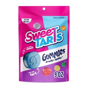 image:imageSweeTARTS Gummies Fruity Splitz Candy Sweet and Tart Resealable Bag 9 ozFruity Splitz