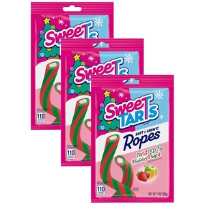 image:imageSweeTARTS Ropes Candy Watermelon Berry Collision Soft and Chewy 9 oz3 Ounce Pack of 3