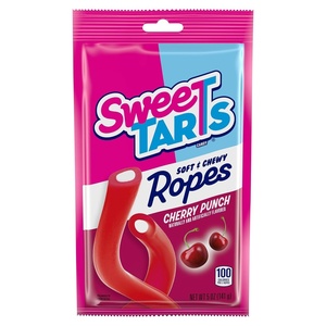 image:imageSweeTARTS Ropes Candy Watermelon Berry Collision Soft and Chewy 9 oz5 Ounce  Pack of 12