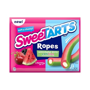 image:imageSweeTARTS Ropes Candy Watermelon Berry Collision Soft and Chewy 9 oz9 Ounce Pack of 12