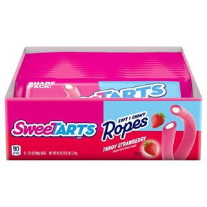 image:imageSweeTARTS Soft and Chewy Ropes Cherry Punch Flavor 18 Ounce Pouches Pack of 24Strawberry