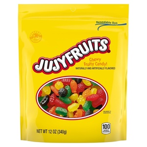 image:imageWonka Jujyfruits Gummy candy Assorted Gummy Candy 12oz Resealable Bag12 Ounce Pack of 1