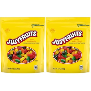 image:imageWonka Jujyfruits Gummy candy Assorted Gummy Candy 12oz Resealable Bag12 Ounce Pack of 2
