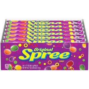image:imageWonka Spree Original Hard Candy 177 Ounce Rolls Pack of 36Original