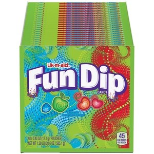 image:imageWonka Fun Dip Assorted Flavor Party Pack 043 Ounce Packets 48 Count48 Count Pack of 1