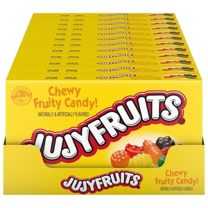 image:imageWonka Jujyfruits Gummy candy Assorted Gummy Candy 5 Ounce Theater Candy Boxes Pack of 12